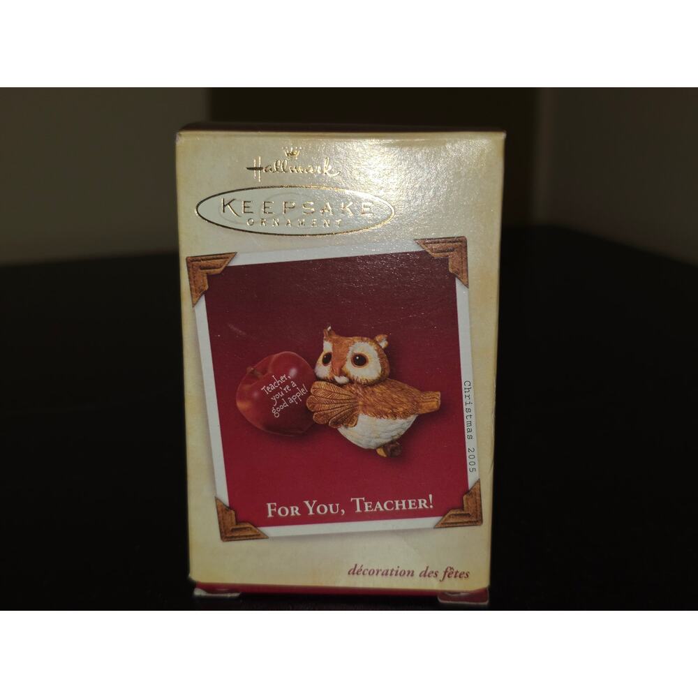 2005 Hallmark Keepsake Ornament For‎ You, Teacher!